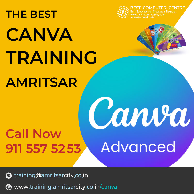 Canva Training Institute with Certificate Amritsar