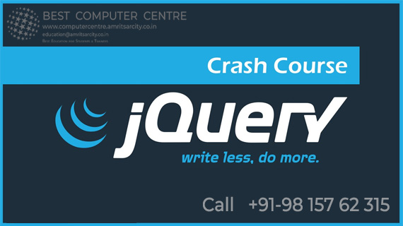 complete jquery course from beginner to advanced amritsar